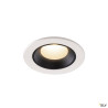 NUMINOS® XS, encastré de plafond int, 55°, blanc/noir, LED, 7W, 3000K, IP20/IP44