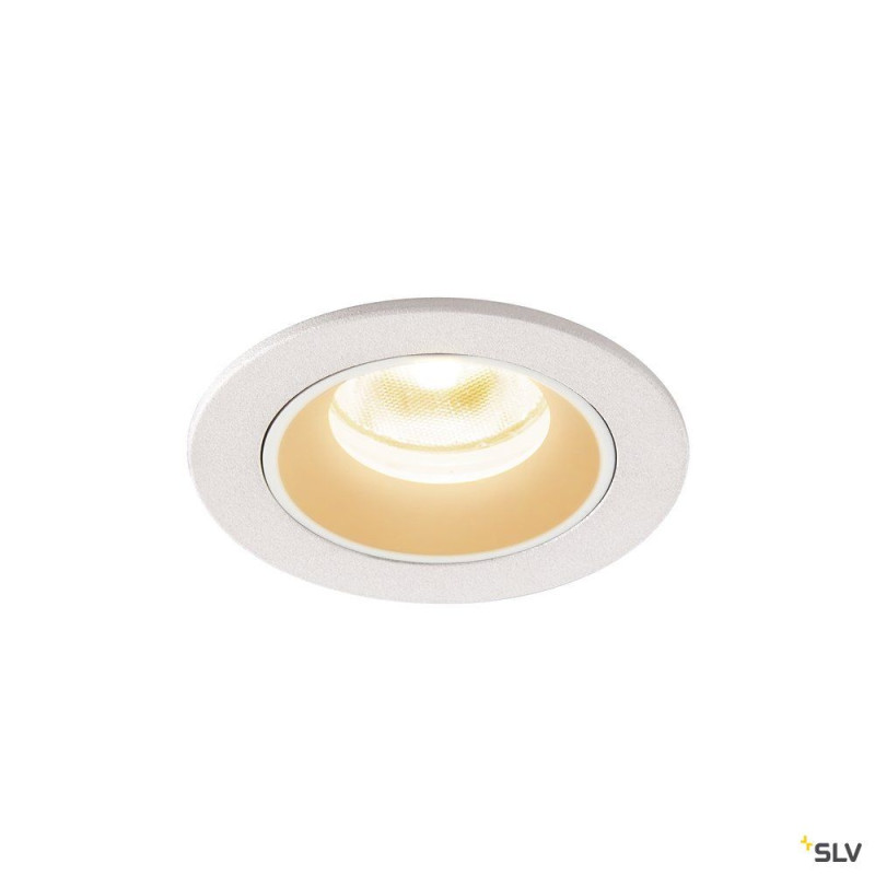 NUMINOS® XS, encastré de plafond int, 55°, blanc, LED, 7W, 3000K, IP20/IP44