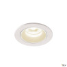 NUMINOS® XS, encastré de plafond int, 40°, blanc, LED, 7W, 4000K, IP20/IP44