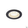 NUMINOS® XS, encastré de plafond int, 55°, noir/blanc, LED, 7W, 4000K, IP20/IP44
