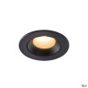 NUMINOS® XS, encastré de plafond intérieur, 40°, noir, LED, 7W, 2700K, IP20/IP44