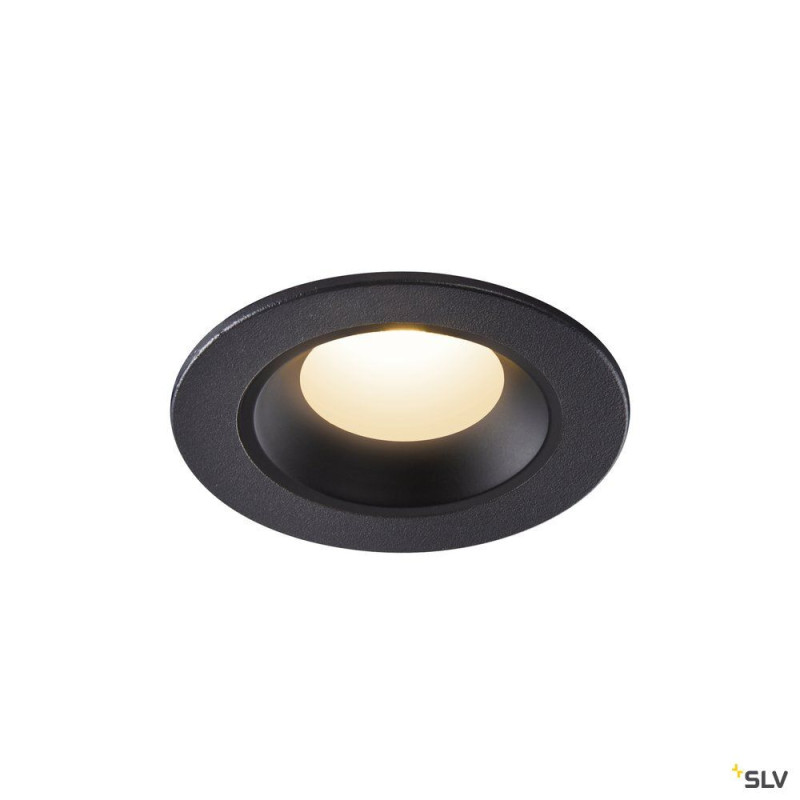 NUMINOS® XS, encastré de plafond intérieur, 20°, noir, LED, 7W, 3000K, IP20/IP44