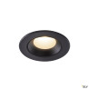 NUMINOS® XS, encastré de plafond intérieur, 55°, noir, LED, 7W, 3000K, IP20/IP44