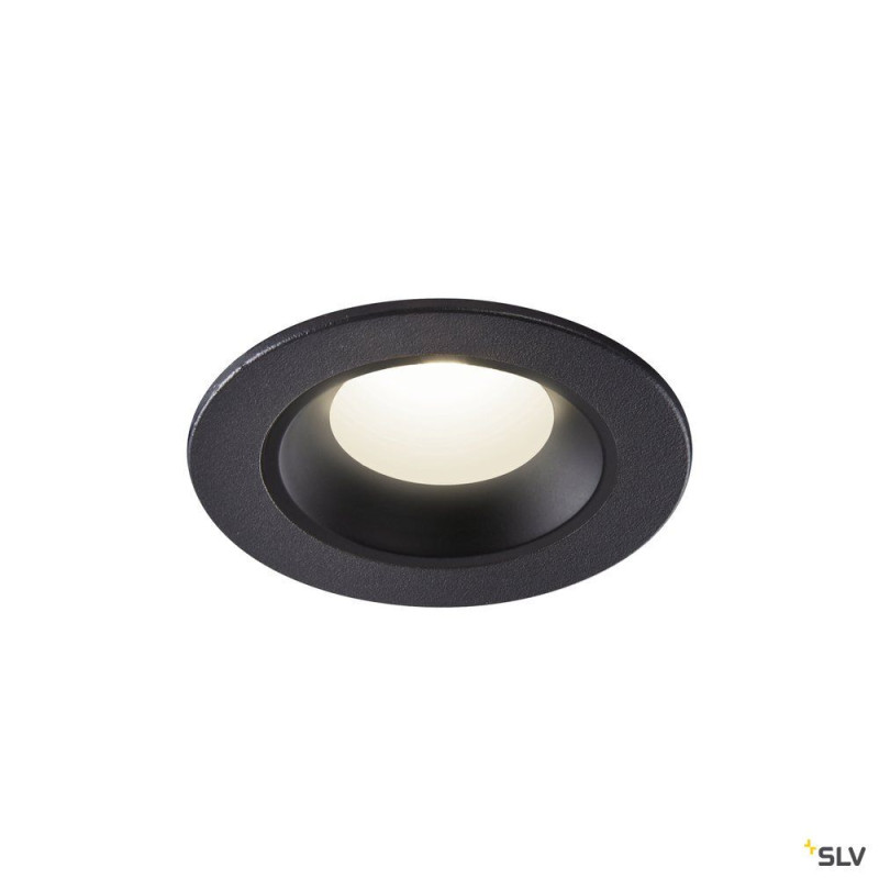 NUMINOS® XS, encastré de plafond intérieur, 20°, noir, LED, 7W, 4000K, IP20/IP44