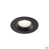 NUMINOS® XS, encastré de plafond intérieur, 40°, noir, LED, 7W, 4000K, IP20/IP44