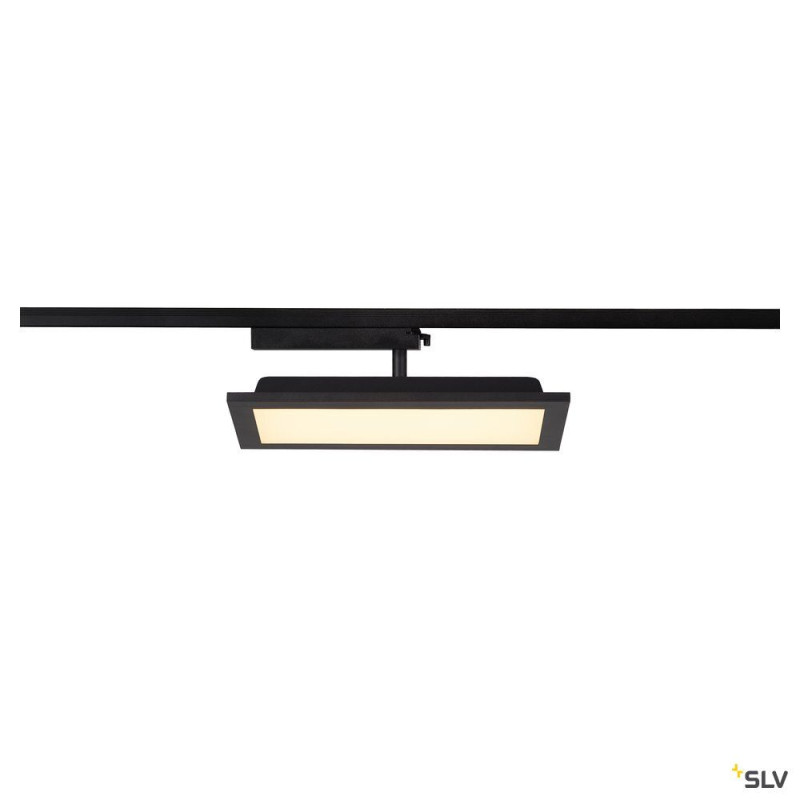 PANEL TRACK, spot pour rail 1 allumage int, rectangulaire, noir, LED, 18W, 3000K