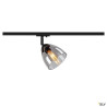 PARA CONE GL, spot pour rail 1 allumage int, noir/transparent, GU10, 25W max
