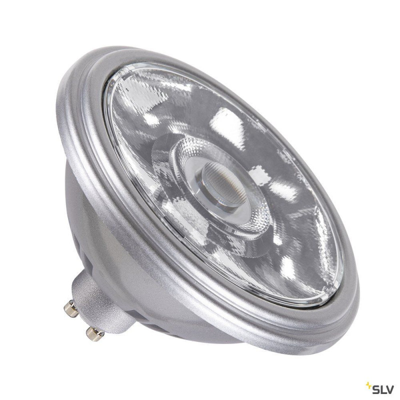 Source LED QPAR111, GU10, argent, 12,5W, 2700K, variable