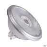 Source LED QPAR111, GU10, argent, 12,5W, 2700K, variable