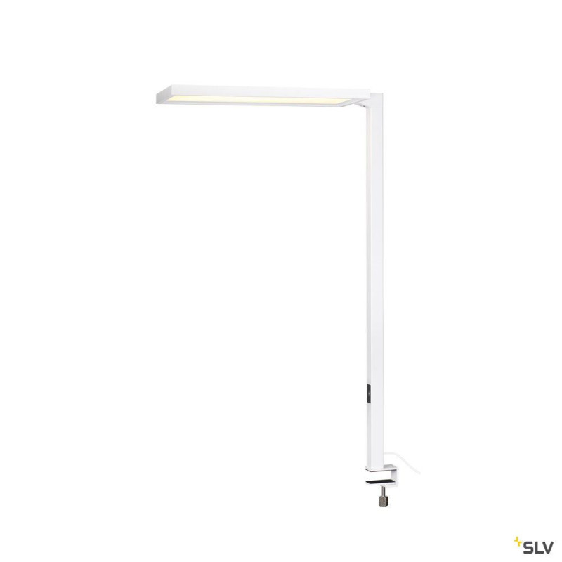 WORKLIGHT, lampe à poser int, blanc, LED 79W, 4000K, avec étau de serrage, UGR19