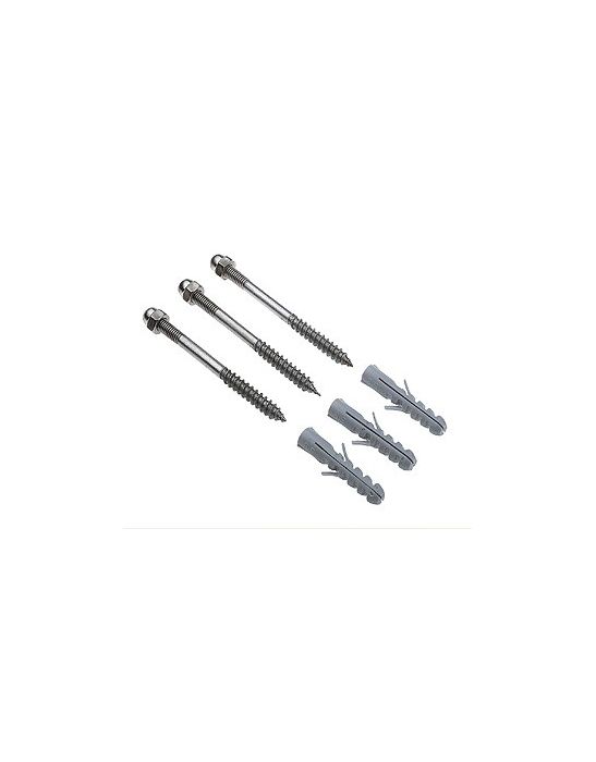 Accessoires inox de pose pour gamme luminaires de jardin