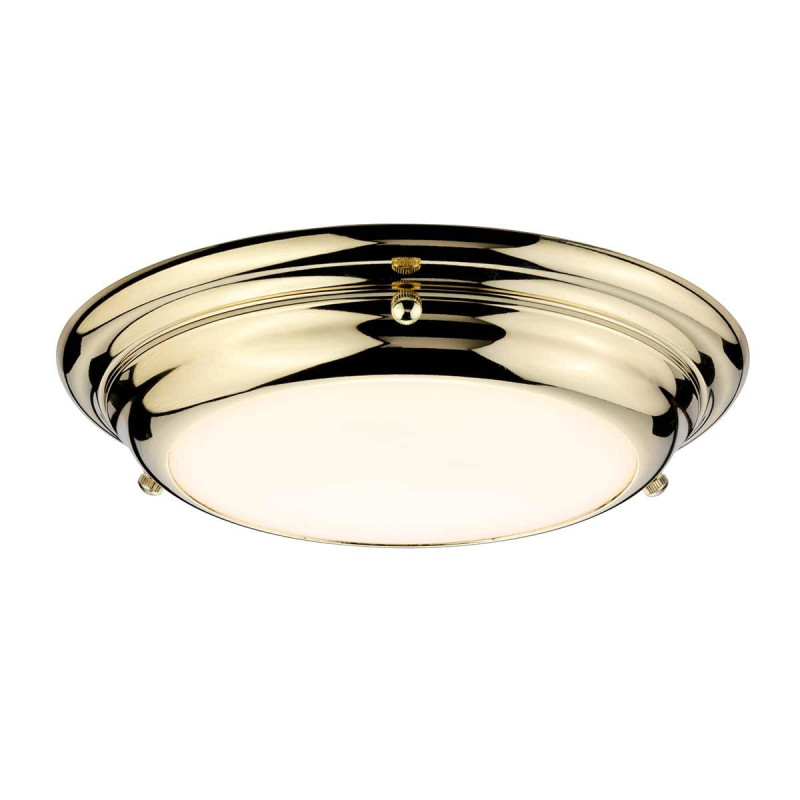 Mini-plafonnier LED Welland 1 lumière - Laiton poli
