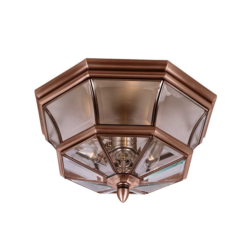 Plafonnier Newbury 3 lumières - Cuivre vieilli
