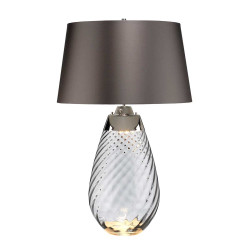 Grande lampe de table fumée...