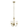 Lustre Waverly 3 lumières - Laiton naturel