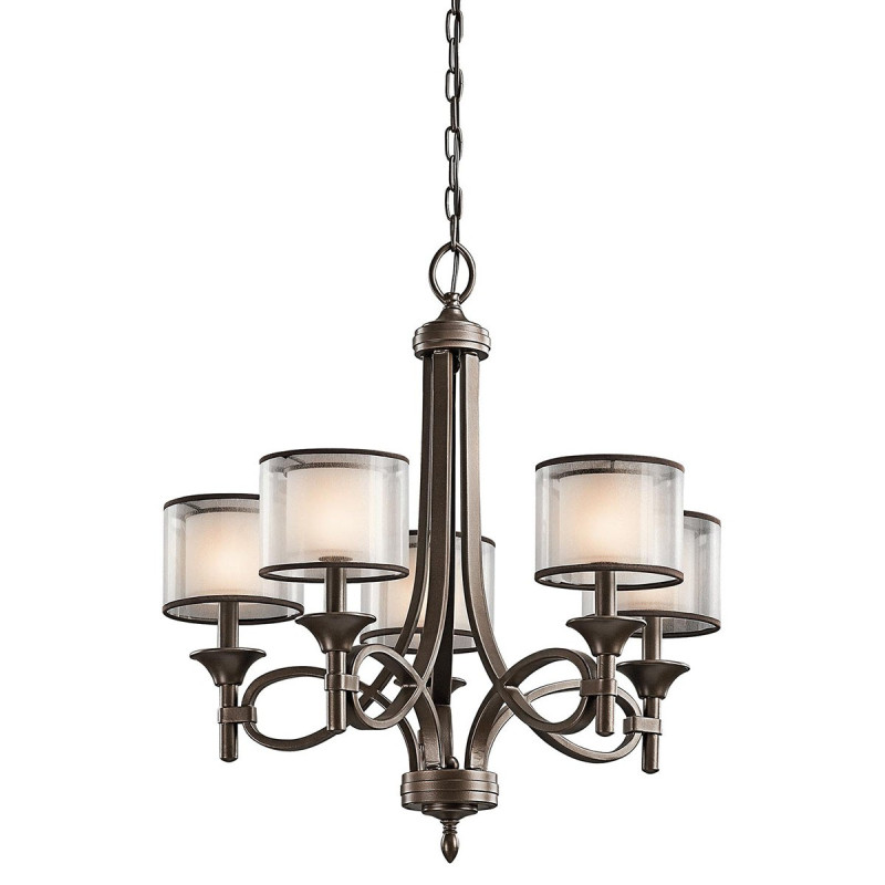 Lustre Lacey 5 lumières - Bronze