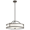 Lustre/Semi-plafonnier Emory 4 lumières - Bronze antique