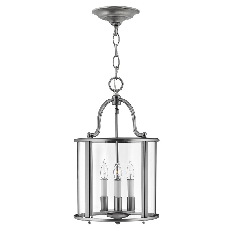 Suspension moyenne Gentry 4 lumières - Etain