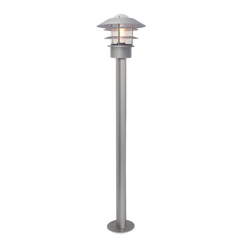 Borne lanterne Helsingor 1 lumière - Argent