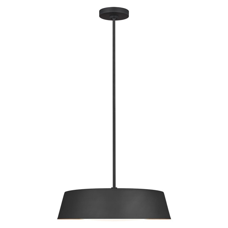 Suspension Asher 5 lumières - Noir minuit