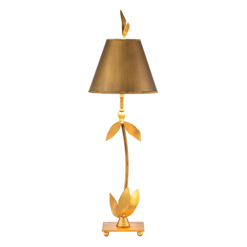 Lampe de table Red 1 lumière - Feuille d'or
