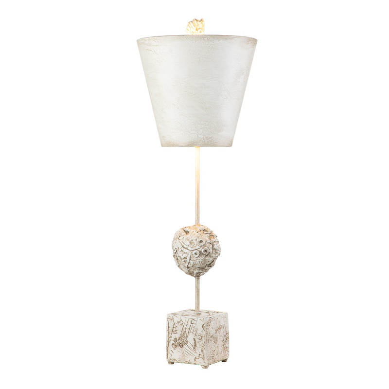 Petra  Lampe à poser  1 Lumière- Os blanc