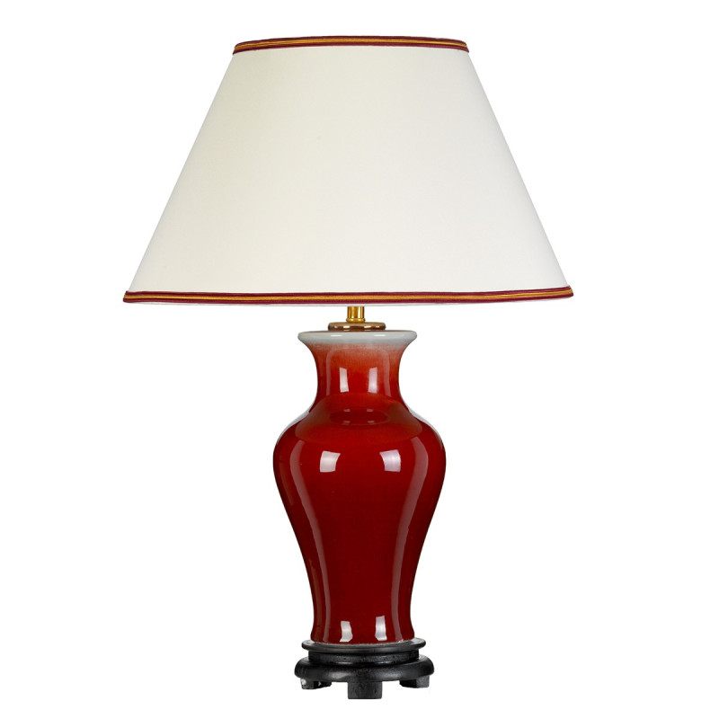 Lampe de table avec abat-jour Grand empire Majin 1 lumière