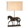 Lampe de table avec abat-jour rectangulaire Dorado 1 lumière