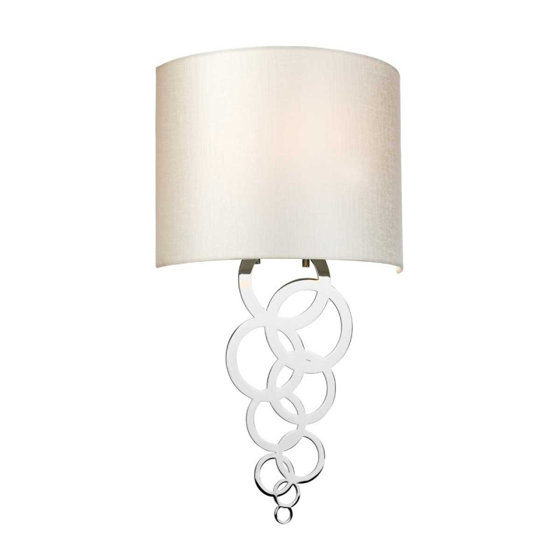 Applique moyenne Curtis 1 lumière - Chrome poli