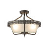 Semi-plafonnier/Suspension Crown 3 lumières