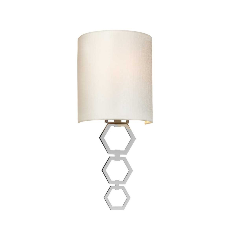 Petite applique murale Clark 1 lumière - Chrome poli