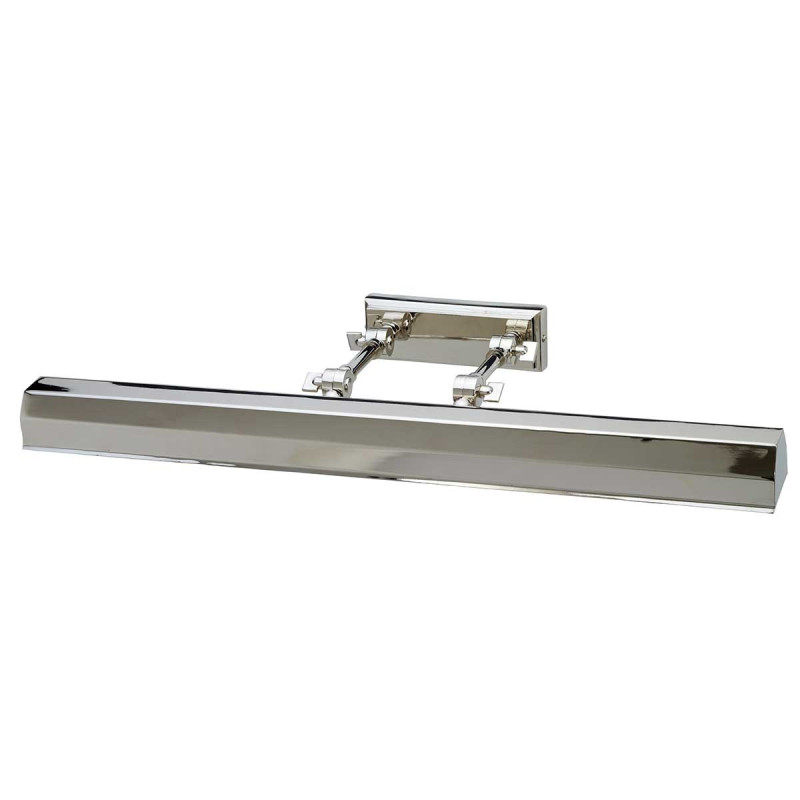 Grande applique pour tableau Chawton - Nickel poli