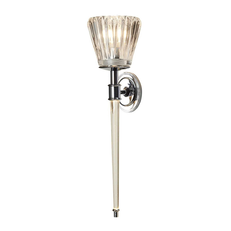 Applique murale Agatha 2 lumières - Chrome poli