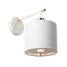 Applique murale Balance 1 lumière - Blanc et nickel poli