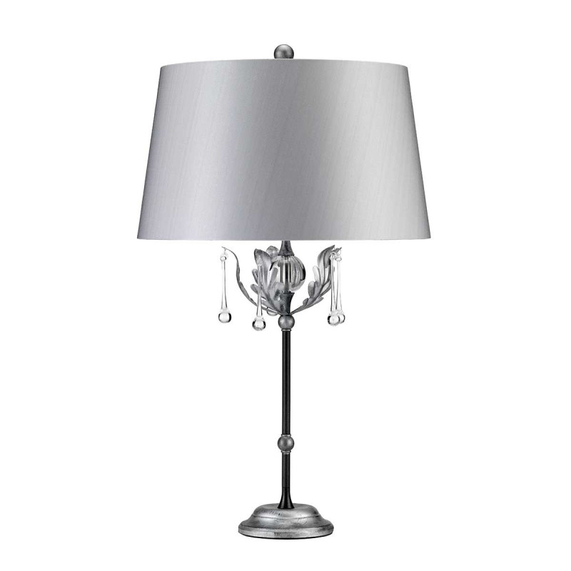 Lampe de table Amarilli 1 lumière - Noir/Argent