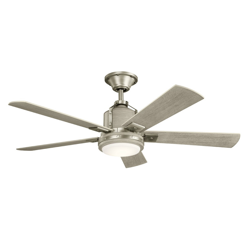 Colerne - 52in / 132cm Fan - Nickel brossé