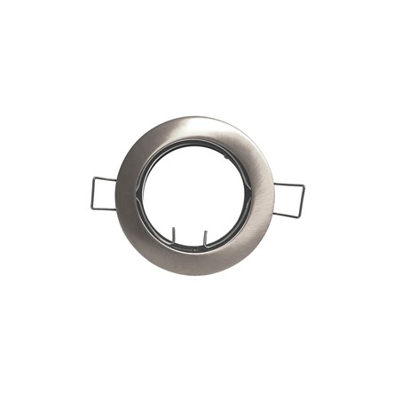 Support de Spot Dicroïque Rond Fixe Argent