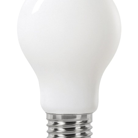 8W Standard A60 Filament LED E27 Opaline