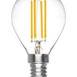 4W Sphérique G45 Filament LED E14 Verre