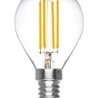 4W Sphérique G45 Filament LED E14 Verre