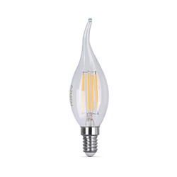 4W Bougie Coup de Vent C35 Filament LED P E14 Verre