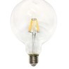 8W Globe G125 Filament LED E27 Verre