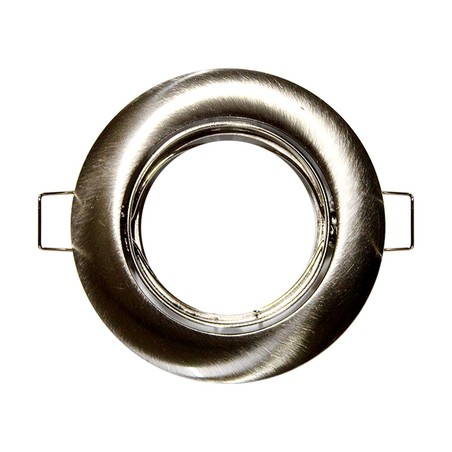 Support de Spot Dicroïque Rond Orientable Argent