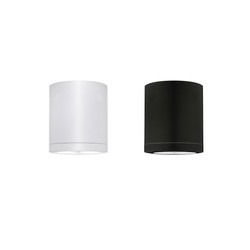 Lev - 15W Ø90H100mm 60º IP54 - Noir
