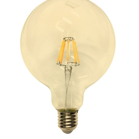 6W Globe G125 Filament LED E27 Ambre