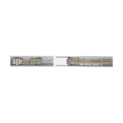 Rail linéaire système Trunking 5 câbles 1500mm Blanc