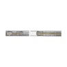 Rail de fin système Trunking 5 Câbles 1500mm Blanc