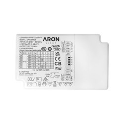 Driver Dalle LED 9,1-46W Dimmable 0-10V Multi courant 650-1100mA