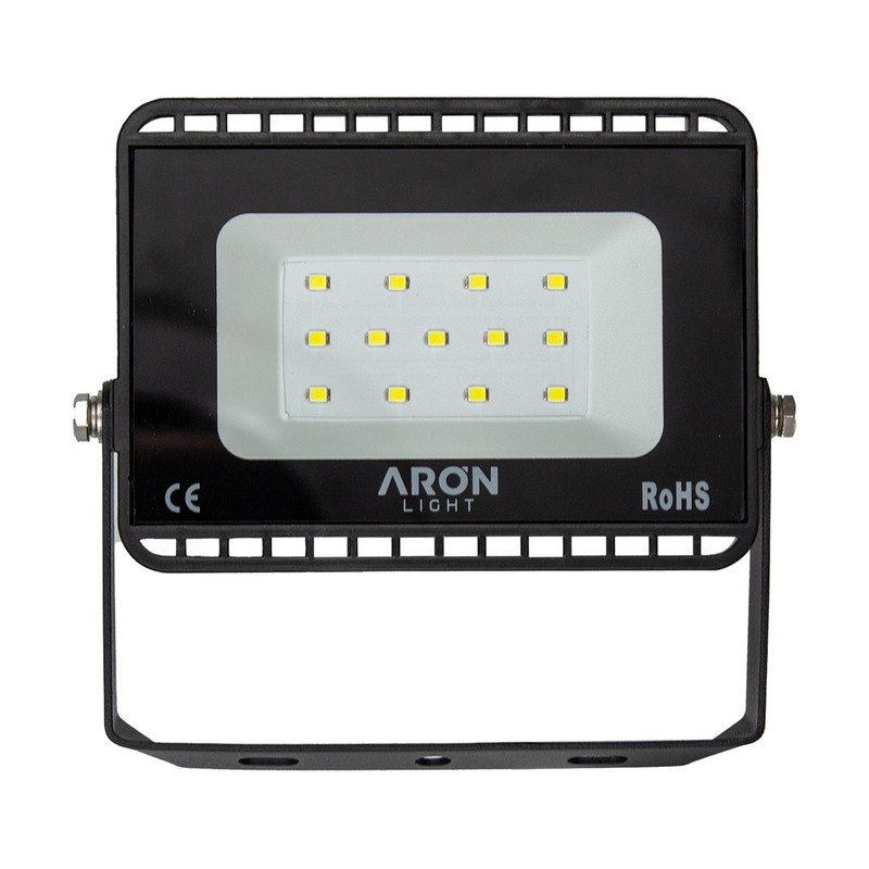 10W Projecteur LED Plycarbonate - Noir