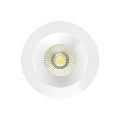 Loki 8W Ø95mm IP54 - Blanc - Triac